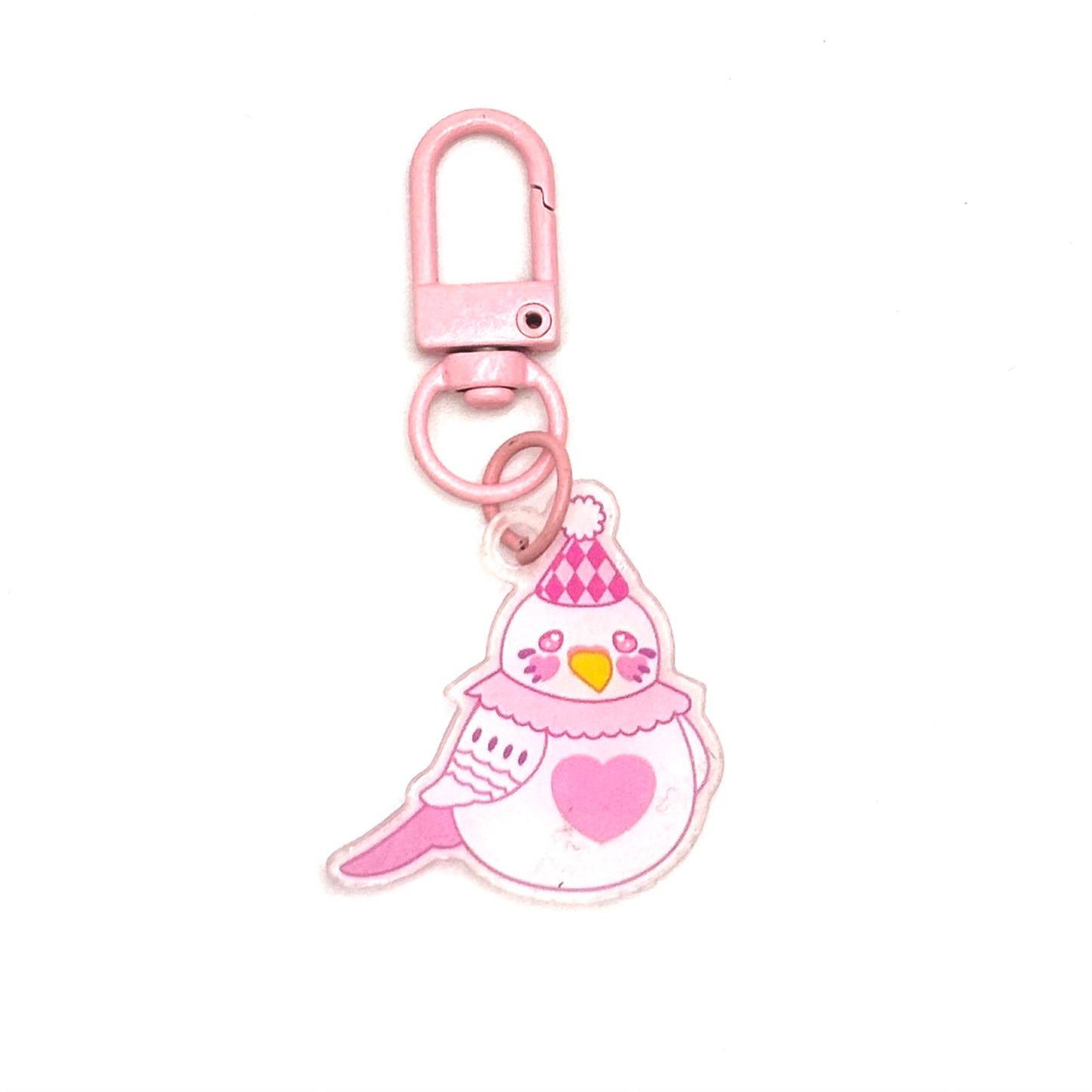 Clown Birbs mini-keychains