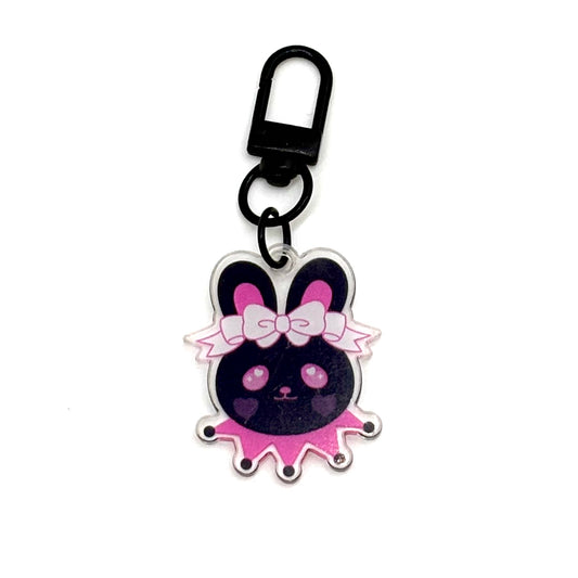 Clown Bunny mini-keychains