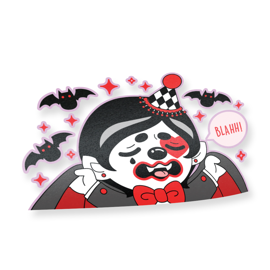 Bip Bopula - Halloween Peeker Decal Sticker
