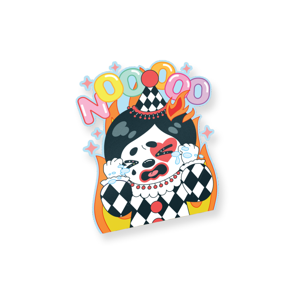 Bip-Bop Stress Decal Sticker