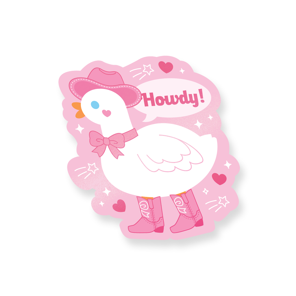 Goose Howdy Decal Sticker