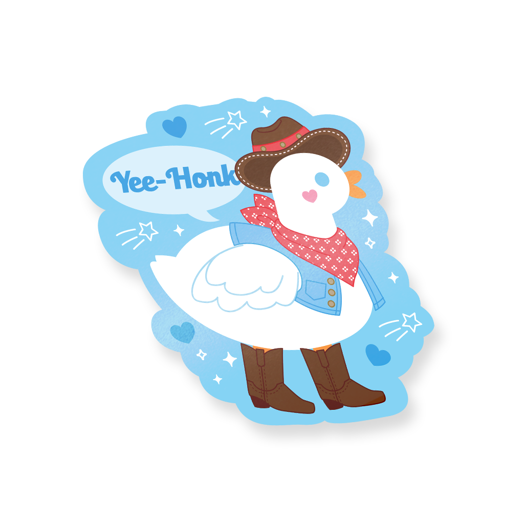 Goose Yee-Honk Decal Sticker