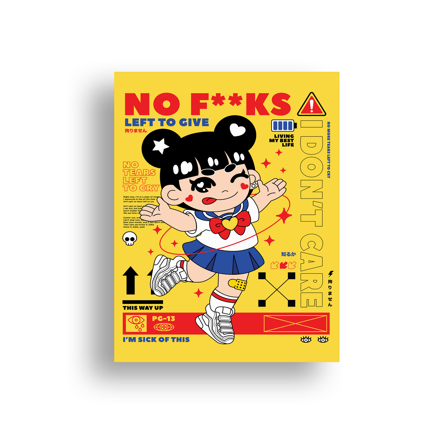 Rin Rin "Don't Care" Print