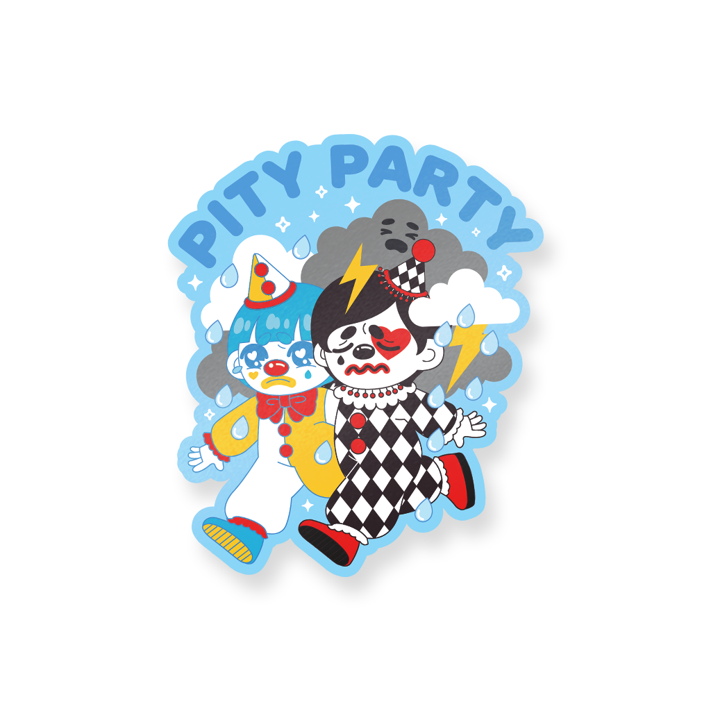 Pity Party Decal Sticker