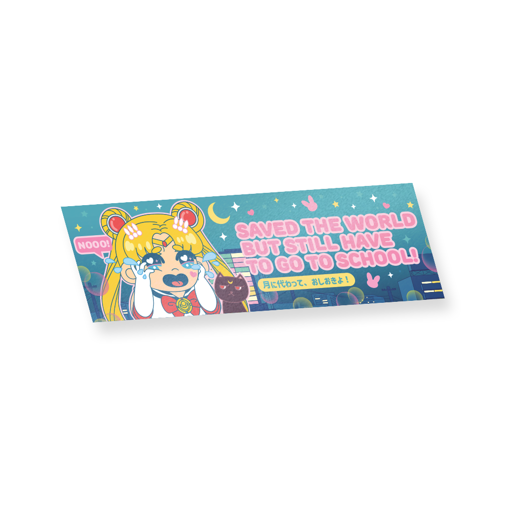 Sailor Moon Box Slap Decal Sticker