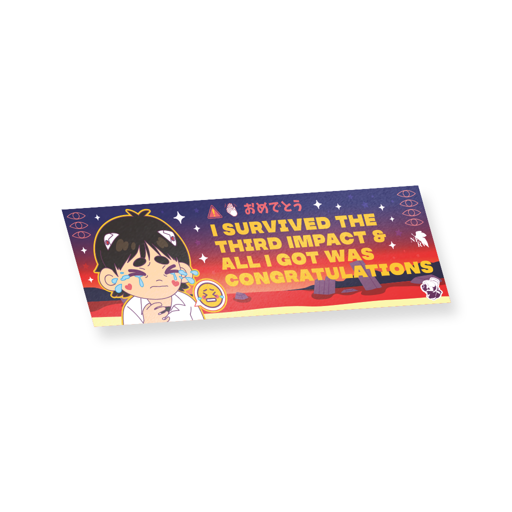 Shinji Box Slap Decal Sticker