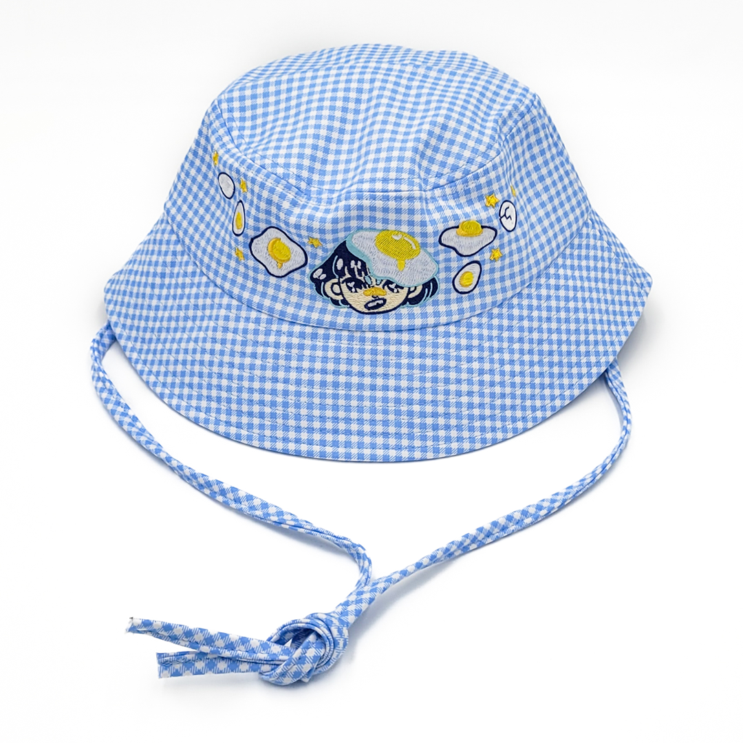Eggie Gingham Bucket Hat