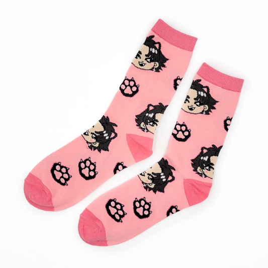 Mizuno Aki Socks (Pink)