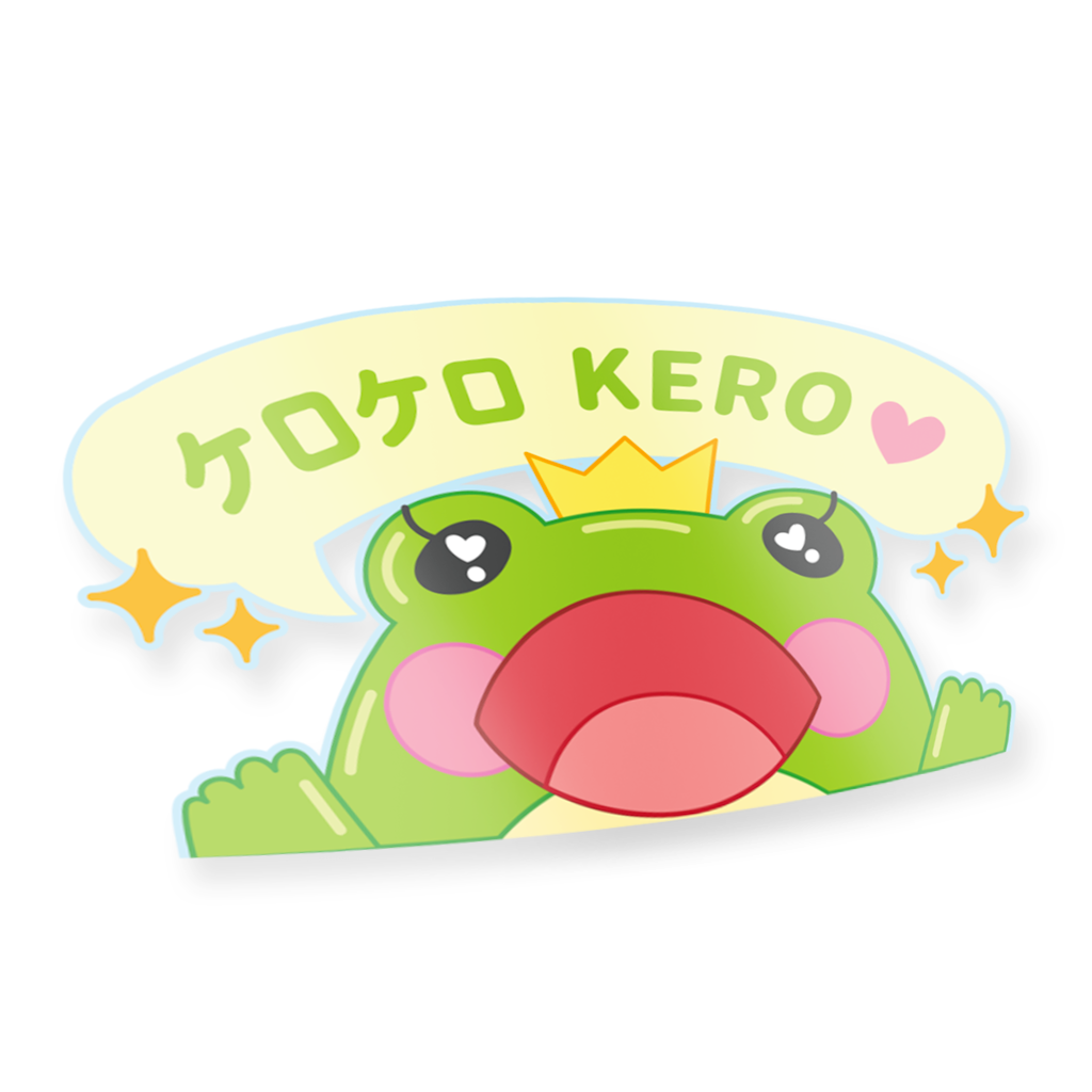 Froggy Hime Peeker Decal Sticker