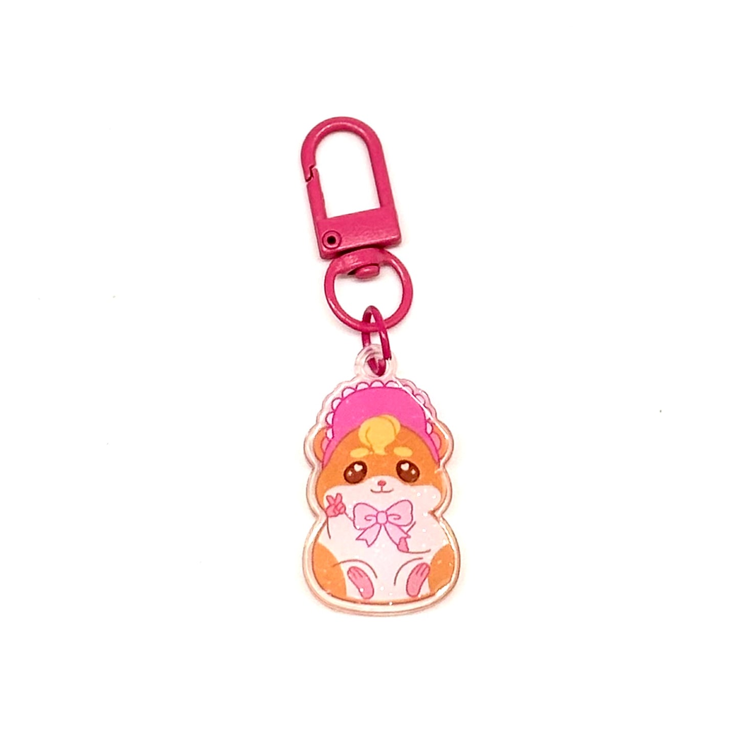 Clown Hamster mini-keychains