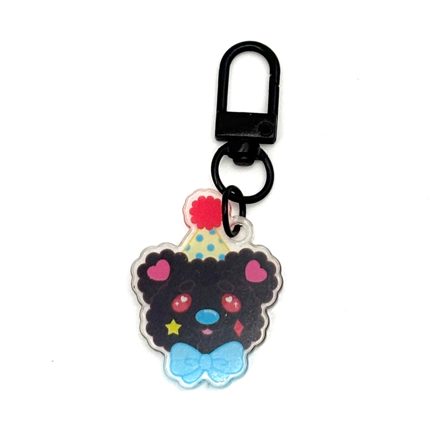 Clown Bear mini-keychains