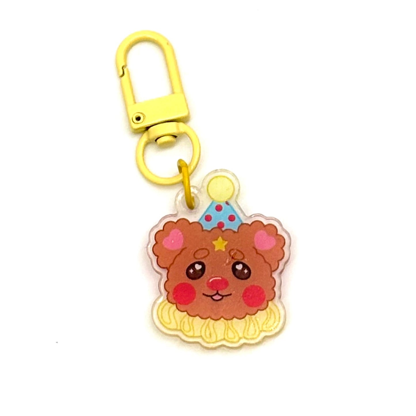 Clown Bear mini-keychains