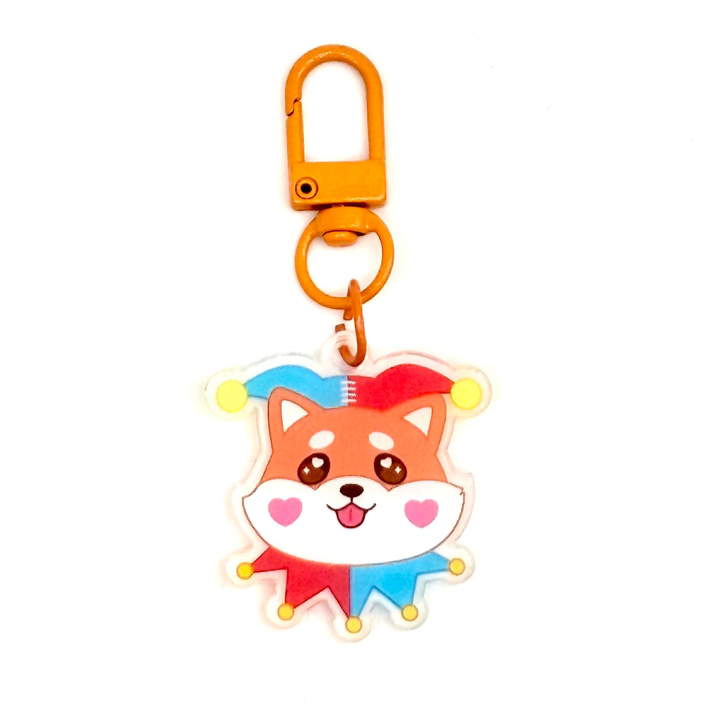 Clown Puppies mini-keychains
