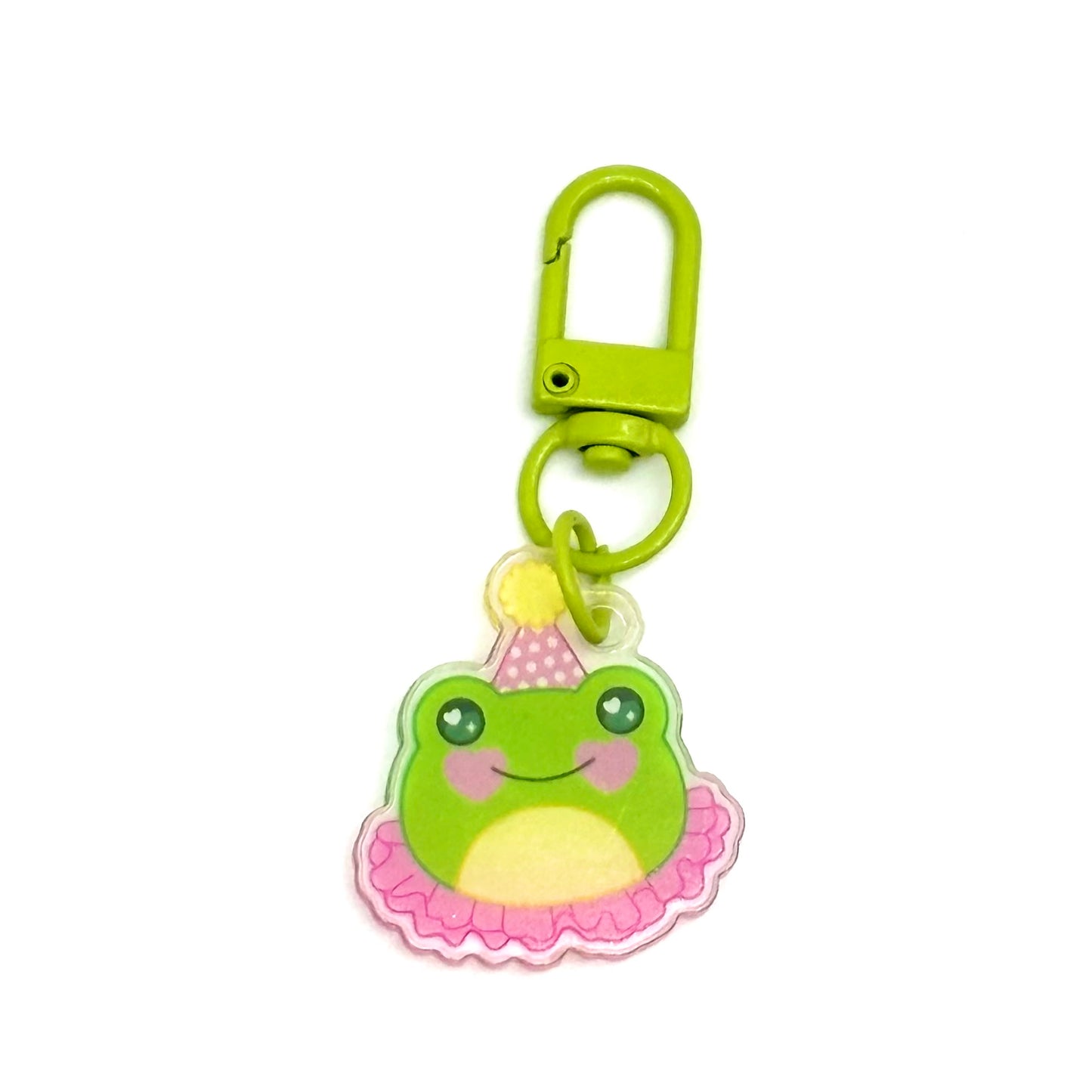 Clown Froggies + Fish mini-keychains
