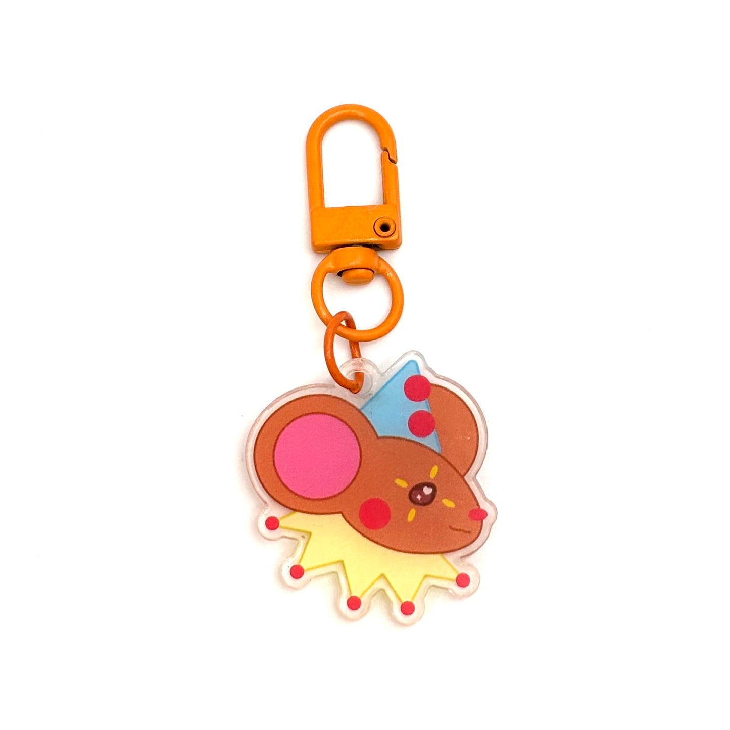Clown Mouse mini-keychains