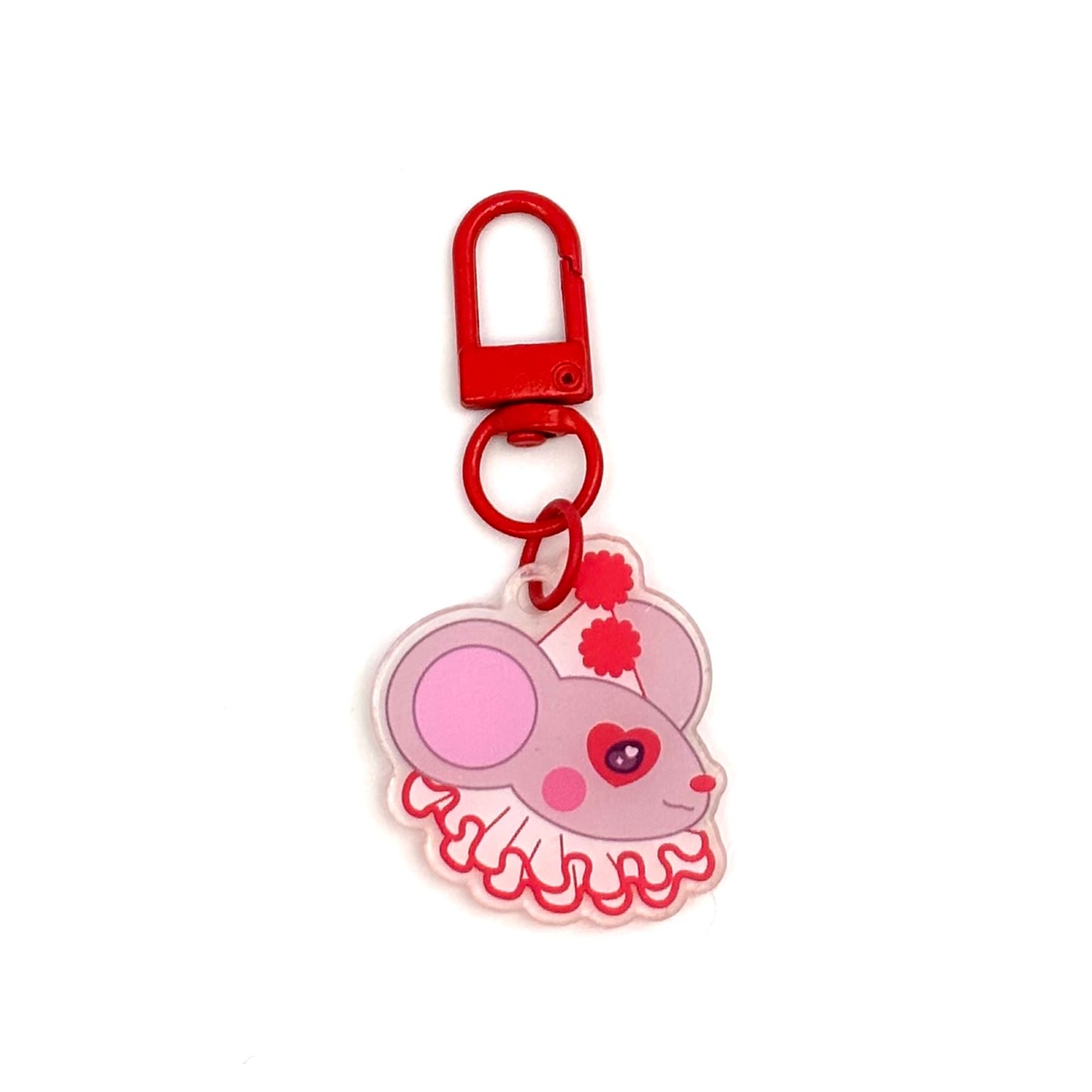 Clown Mouse mini-keychains