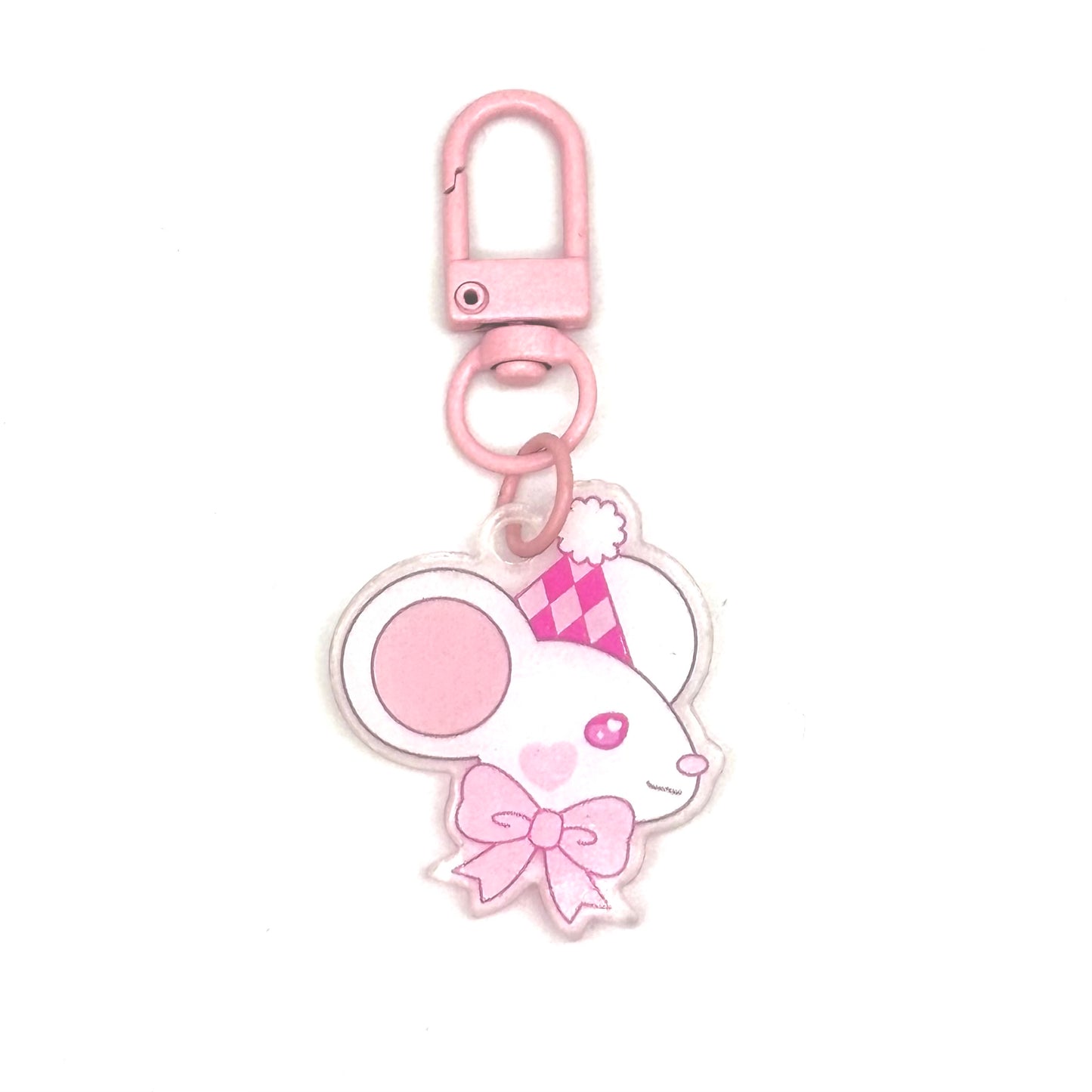 Clown Mouse mini-keychains