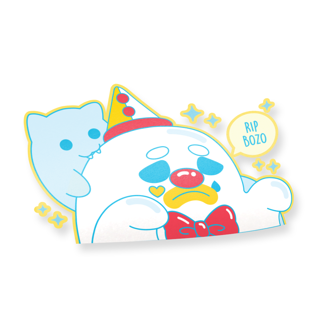 Boo Boop - Halloween Peeker Decal Sticker