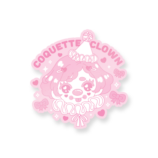 Coquette Clown Decal Sticker
