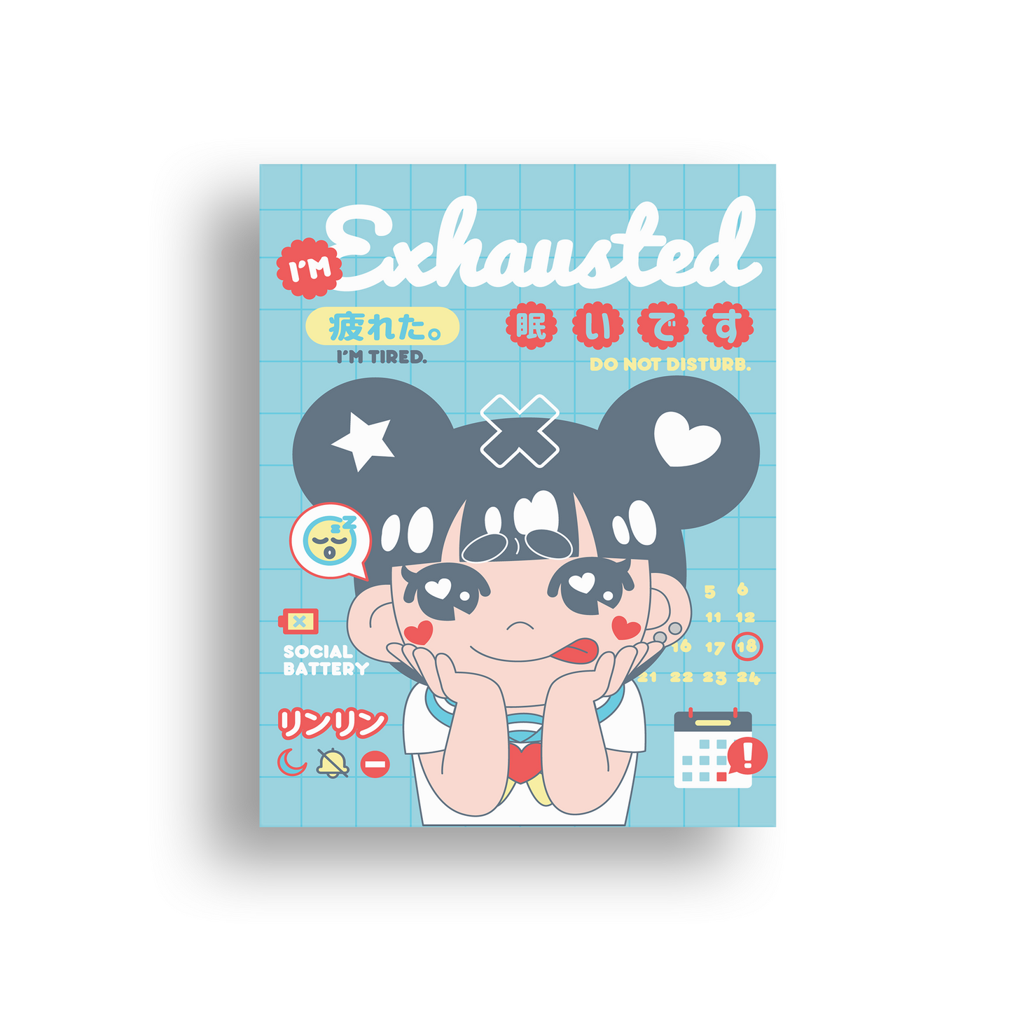 Rin Rin "Exhausted" Print