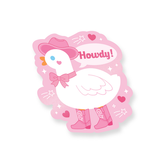 Goose Howdy Decal Sticker