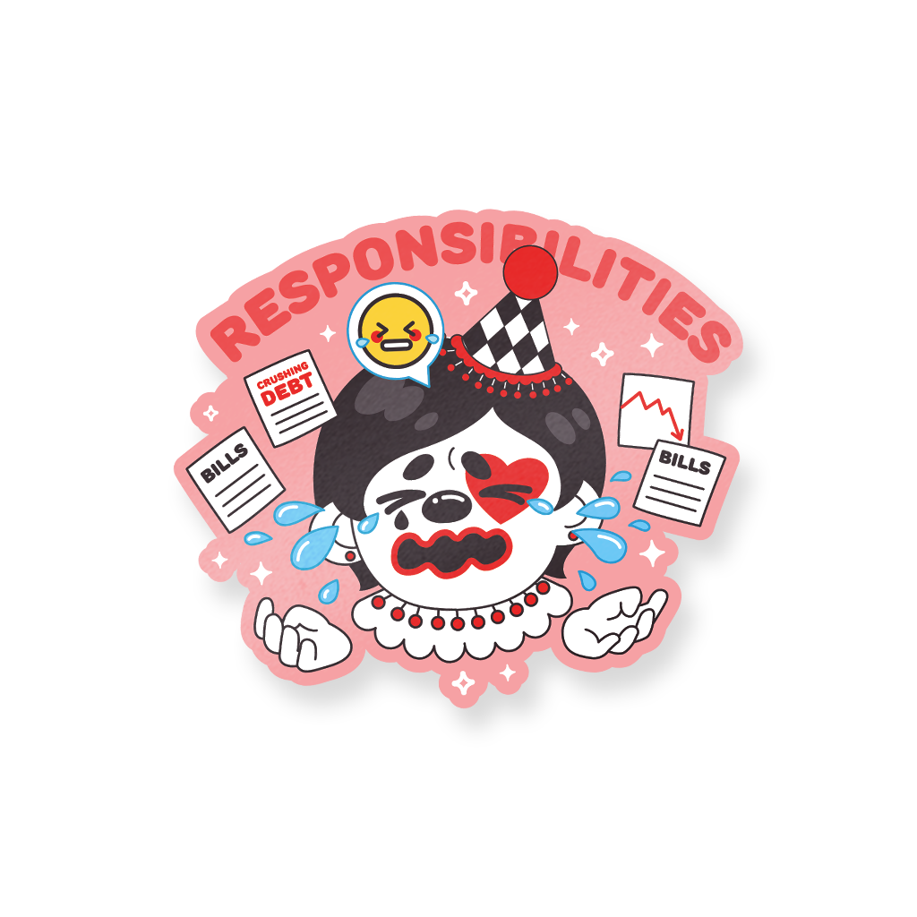 Bip Bop "Responsibilities" Decal Sticker