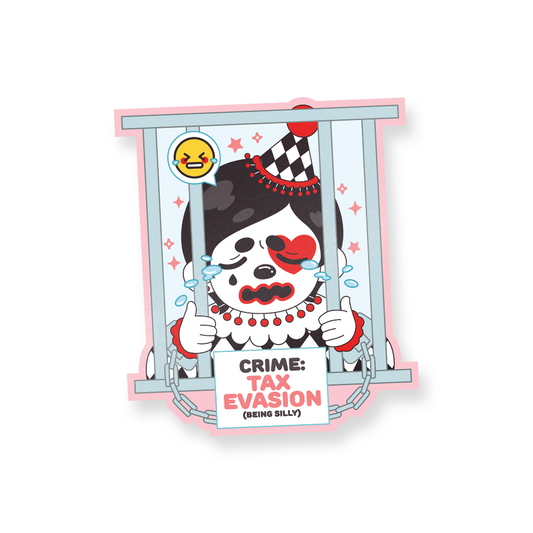 Tax Evasion Decal Sticker