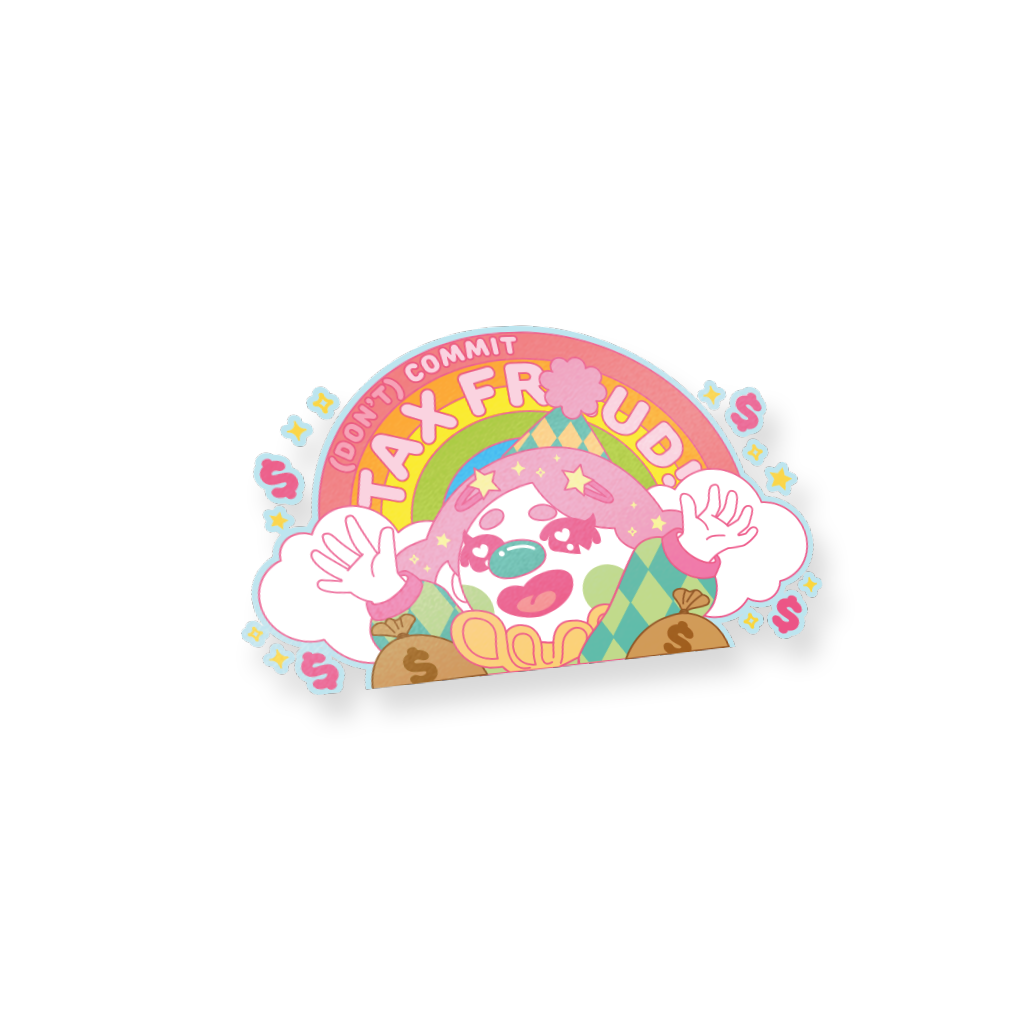 Twinkle Tax Fraud Decal Sticker