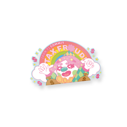 Twinkle Tax Fraud Decal Sticker