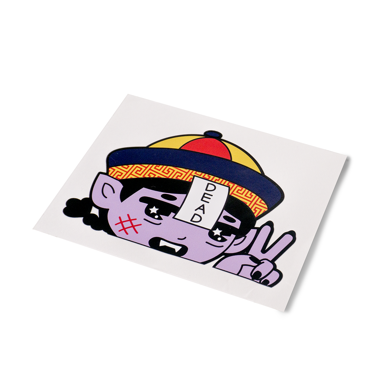 Jiangshi Peeker Decal Sticker