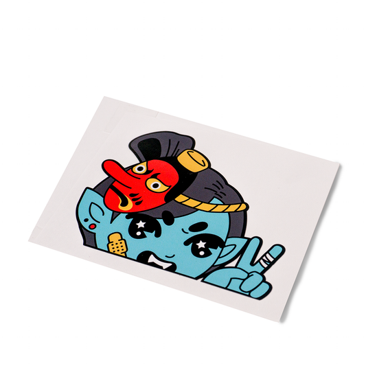 Tengu Peeker Decal Sticker