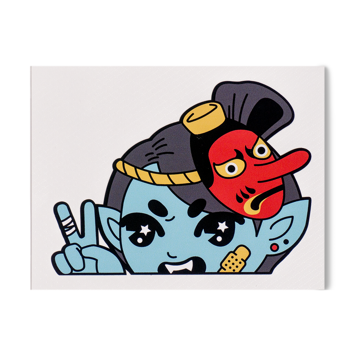 Tengu Peeker Decal Sticker