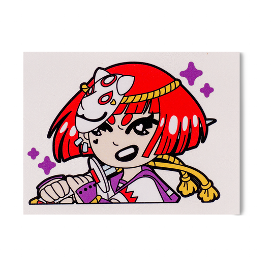 Magical girl: Kana Peeker Decal Sticker