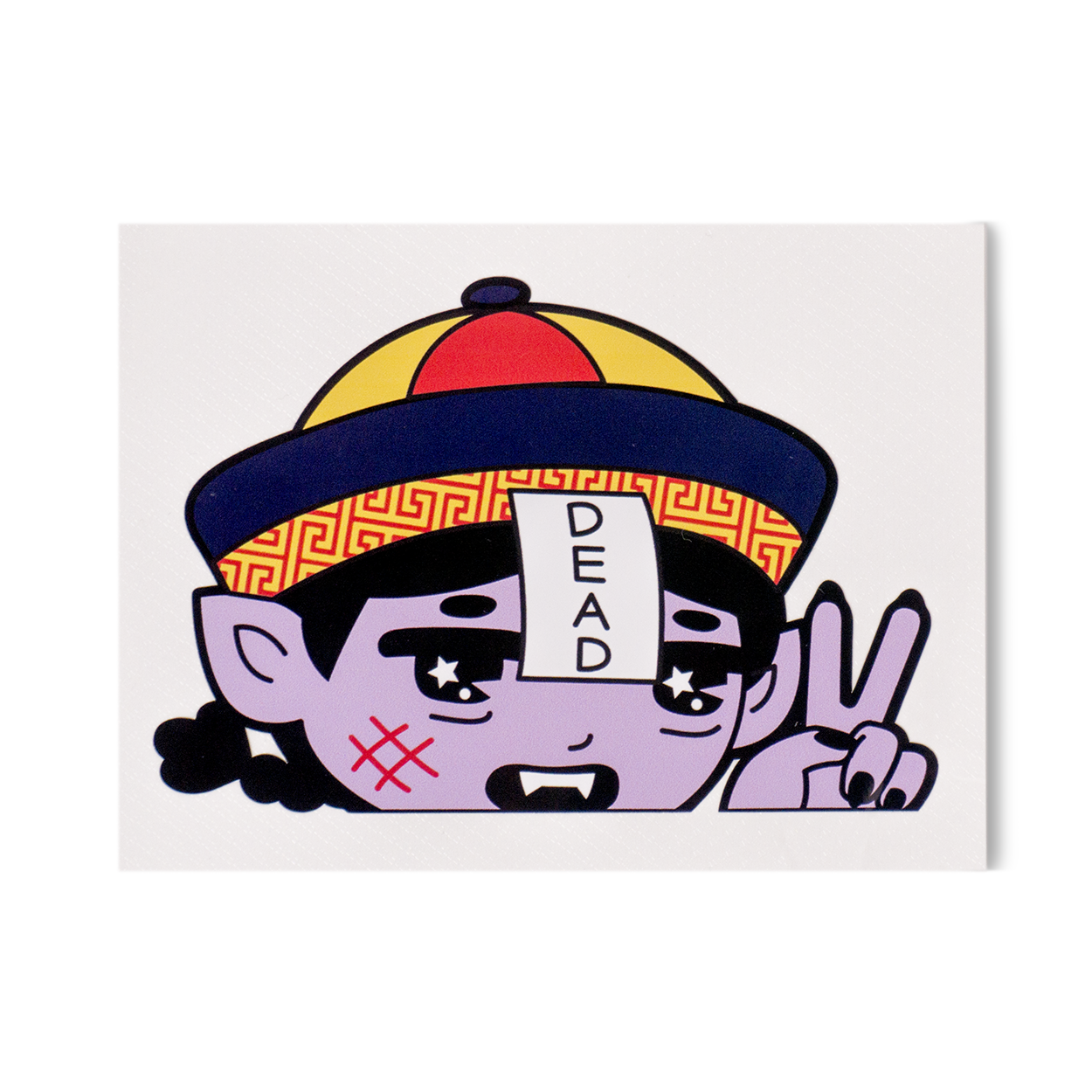 Jiangshi Peeker Decal Sticker