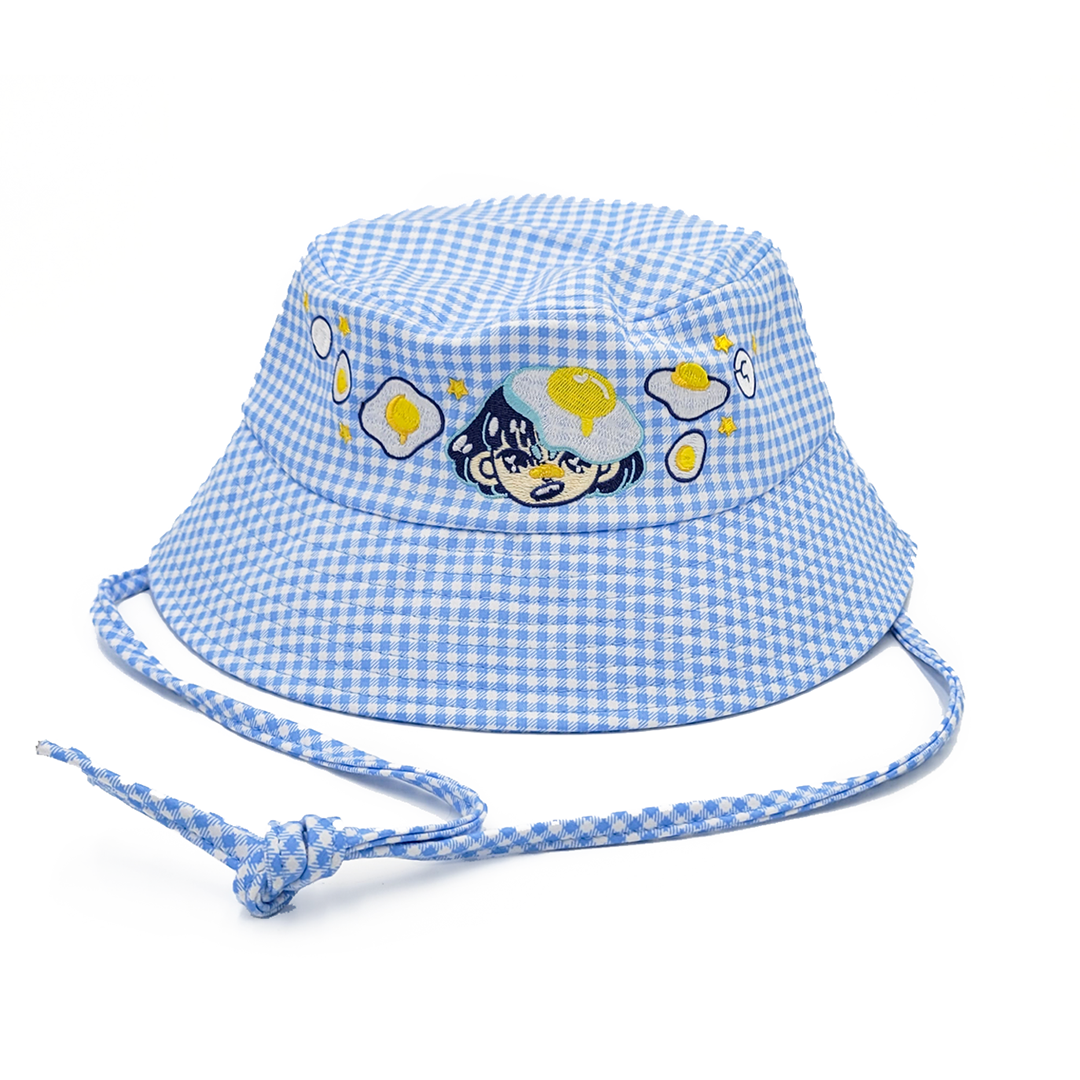Eggie Gingham Bucket Hat