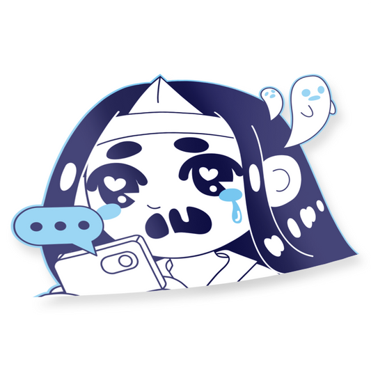 Ghosted Peeker Decal Sticker