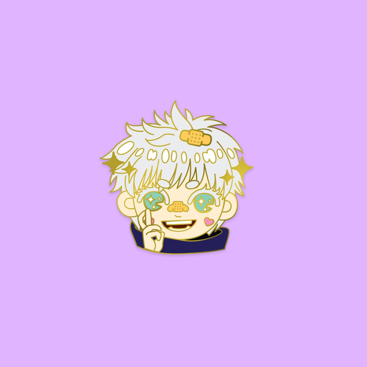 Gojo (Maskless) - Enamel Pin