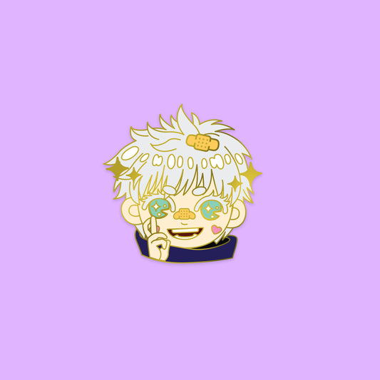 Gojo (Maskless) - Enamel Pin
