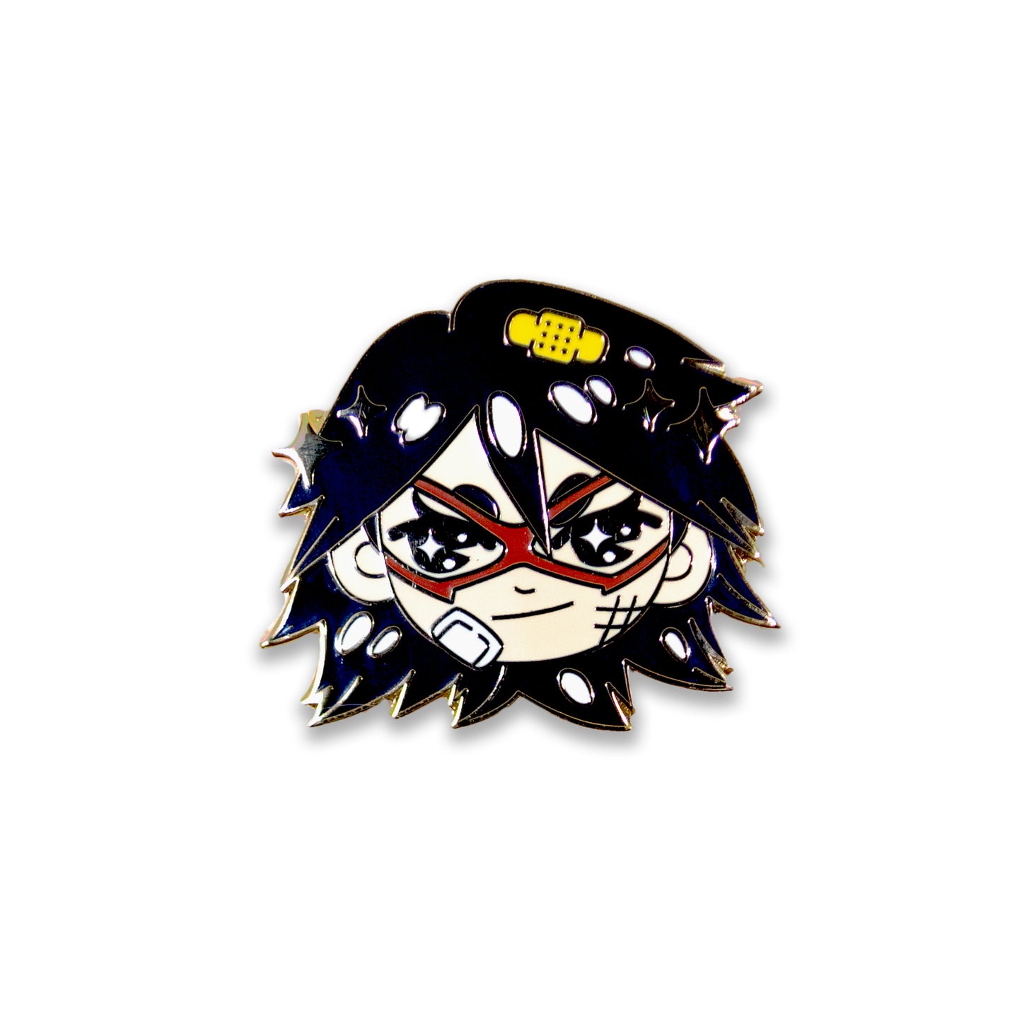 Girl Midnight Enamel Pin For Itabags And Denim Jackets