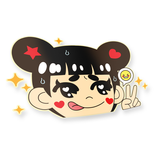 Rinrin Milky Peeker Decal Sticker